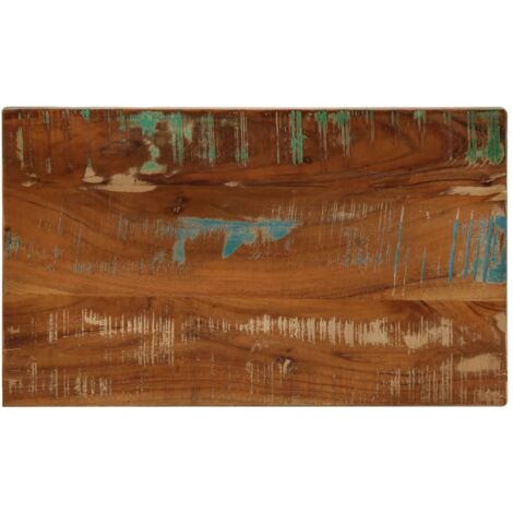 Dessus de table 60x20x3,8 cm rectangulaire bois massif récupéré vidaXL