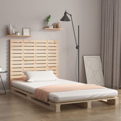 Tête de lit murale Style Scandinave pour chambre à coucher 146x3x91,5 cm Bois massif de pin vidaXL (1/5)