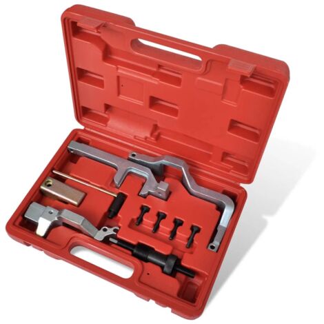 Vidaxl – Alignement arbre à cames moteur BMW Mini Cooper R55 R56 – Outils de calage pour moteur N12/N14 – 10 pièces – Malette moulée (1/5)