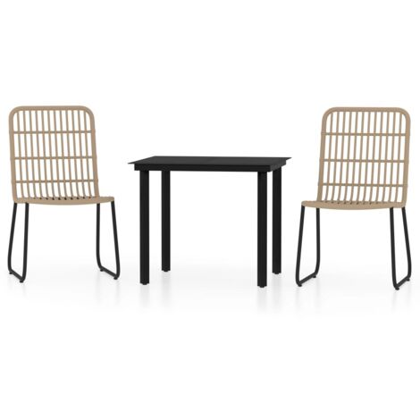 Ensemble à manger de jardin 3 pcs Chêne vidaXL (1/5)