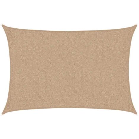 Voile d'ombrage 160 g/m² Taupe 2x3 m PEHD vidaXL