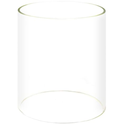 Vidaxl – Cylindre en verre borosilicate 200x240 mm – Résistant à la chaleur – Pour réchaud à hot-dog – Conservation optimale de la chaleur