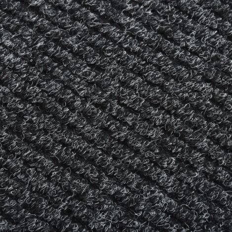 Vidaxl – Tapis enfant anthracite 100x300 cm – 70% polypropylène et 30% polyester – Antidérapant et facile à entretenir – Hauteur des poils 2,5 mm