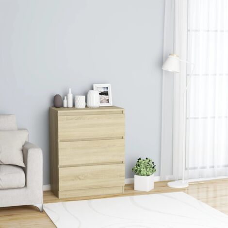 Buffet Chêne sonoma 60x35x76 cm Bois d'ingénierie vidaXL