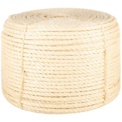 Corde 100 % sisal 12 mm 25 m vidaXL