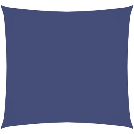 Voile de parasol tissu oxford carré 2x2 m bleu vidaXL (1/10)