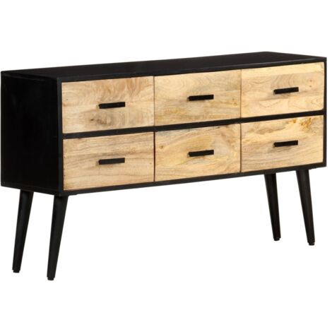 Buffet 110x33x64 cm Bois de manguier massif vidaXL (1/5)