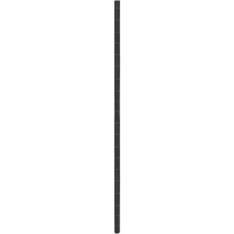 Membrane anti-mauvaises herbes noir 4x25 m PP vidaXL (1/5)