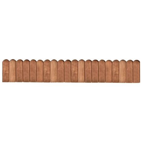 Vidaxl – Rouleau de bordure marron 120 cm en pin imprégné – Flexible pour délimitation de parterres – Résistant aux intempéries (1/5)