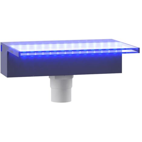 Furniture Limited - Déversoir pour cascade avec LED RVB Acrylique