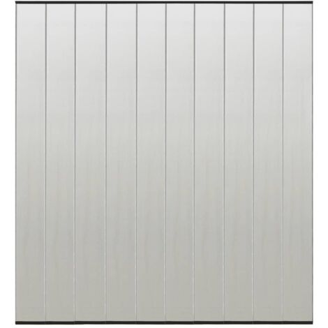 Vidaxl – Moustiquaire de porte 240x240 cm – Lot de 2 rideaux à mailles – Anti-insectes – Installation facile sans outils