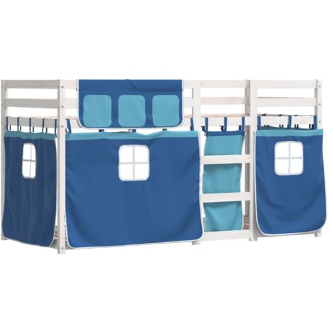 Lit superposé sans matelas 90x200 cm bois de pin massif vidaXL