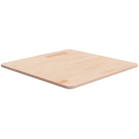 Dessus de table carré 60x60x1,5 cm Bois chêne massif non traité vidaXL