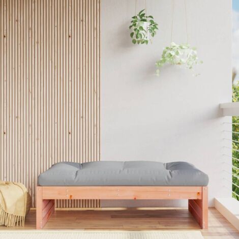 Repose-pied de jardin 120x80 cm massif de douglas vidaXL