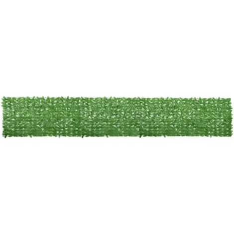 Écran de balcon avec feuilles vert 600x100 cm vidaXL
