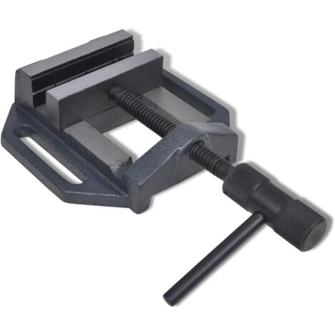 Vidaxl – Étau pour perceuse à colonne 100 mm – Ouverture 90 mm – Force de serrage exceptionnelle – Construction en fonte robuste