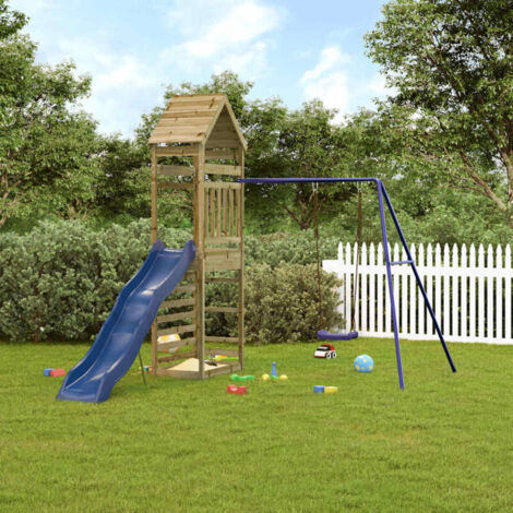 Aire de jeux d'extérieur bois de pin imprégné vidaXL (1/5)
