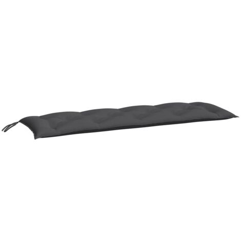 Vidaxl – Coussin palette anthracite 150x50x7 cm – Tissu Oxford 100% polyester – Imperméable – Rembourrage en fibres creuses