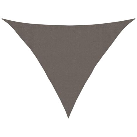 Voile d'ombrage 160 g/m² Anthracite 3,5x3,5x4,9 m PEHD vidaXL