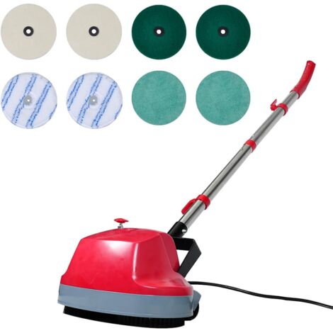 Vidaxl – Polisseuse et laveur de plancher 5 en 1 – Têtes contrarotatives 400 tr/min – Puissance 180 W – Pour surfaces dures et tapis