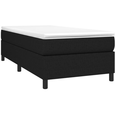 Cadre de lit sans matelas noir 80x200 cm tissu vidaXL