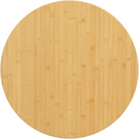 Vidaxl – Plateau de table en bambou 70x1,5 cm – Finition vernie pour entretien facile – Design unique pour tables à manger et bureaux