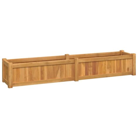 Lit surélevé 150x30x25 cm bois massif de teck vidaXL