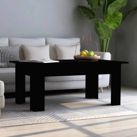 Vidaxl – Table basse fixe 100x60x42 cm en bois d’ingénierie – Design élégant – Facile à assembler et à nettoyer – Pour salon moderne