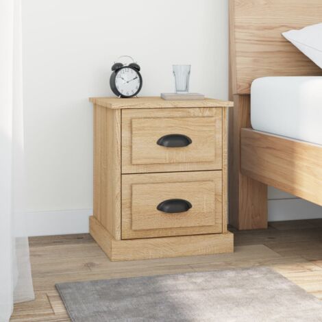 vidaXL Bedside Cabinet Sonoma Oak 39x39x47,5 cm Engineered Wood