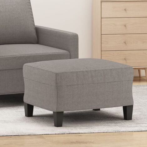 Repose-pied Taupe 60x50x41 cm Tissu vidaXL