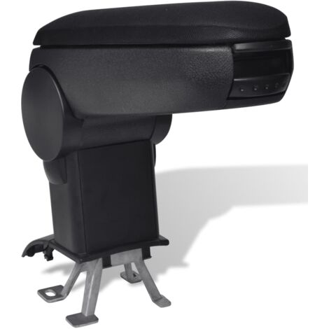 Destockoutils – Accoudoir réglable pour VW New Polo (2011) – Compartiment de rangement intégré – Base en plastique robuste – Confort optimal