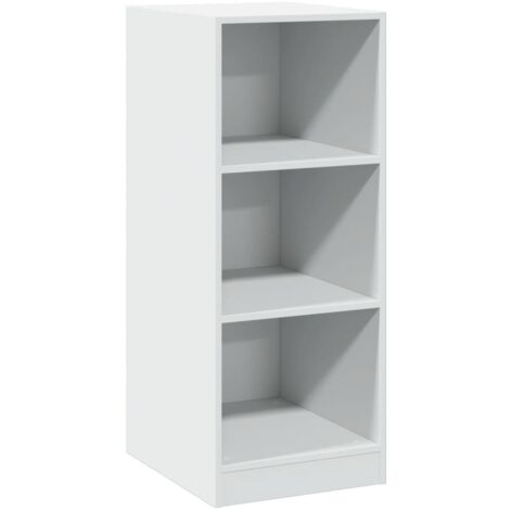 Vidaxl – Garde-robe blanche 48x41x102 cm – Bois d'ingénierie – Design compact pour petits espaces – Grand espace de rangement