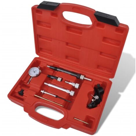 Vidaxl – Ensemble d'outils de calage pompe injection diesel – Compatible Bosch, VE, Kiki, Lucas, CAV-Roto, NipponDenso – Kit 30 x 22 x 6,5 cm