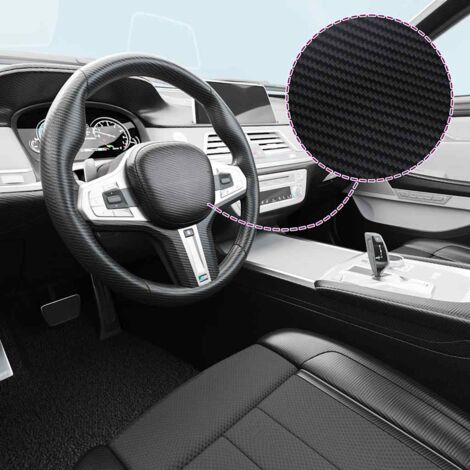 Films 3D de voiture 2 pcs Noir 100x150 cm vidaXL