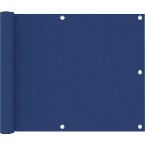 Écran de balcon Bleu 75x400 cm Tissu Oxford vidaXL