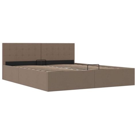 Cadre de lit à rangement hydraulique sans matelas 180x200 cm vidaXL (1/5)
