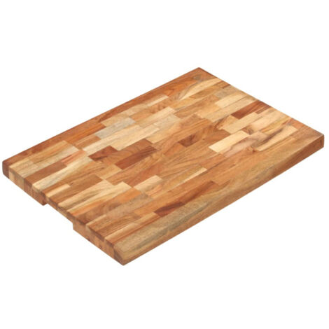 Planche à découper 60x40x4 cm Bois d'acacia massif vidaXL
