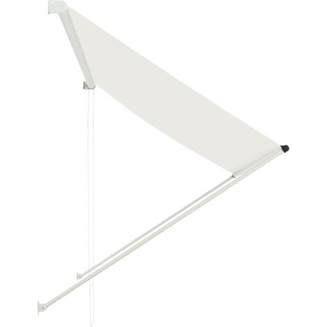 vidaXL Auvent rétractable 200x150 cm Crème
