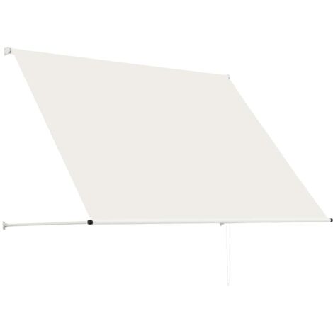 vidaXL Auvent rétractable 200x150 cm Crème