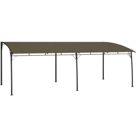 Furniture Limited - Auvent pare-soleil de jardin 6x3x2,55 m Taupe