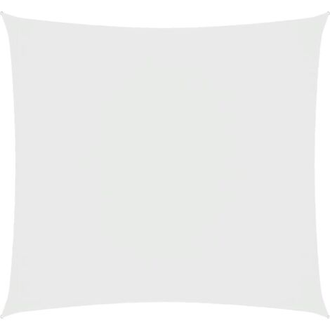 Voile de parasol tissu oxford carré 7x7 m blanc vidaXL
