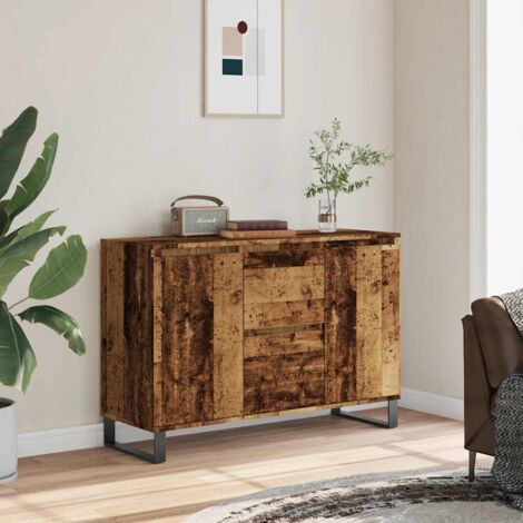 vidaXL Sideboard Old Wood 101,5x35x70 cm Engineered Wood
