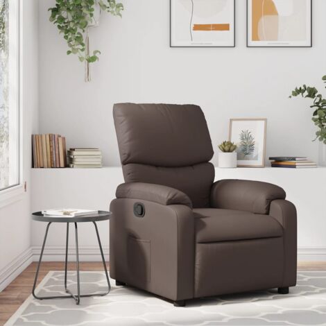 Fauteuil inclinable Marron Similicuir vidaXL434357 (1/5)