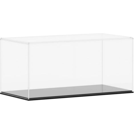 Vidaxl – Boîte d'affichage acrylique transparente 30x15x14 cm – Épaisseur 3 mm – Protection anti-poussière pour objets de collection (1/5)