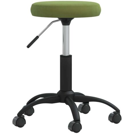 Chaise de salle à manger Vert clair Velours vidaXL (1/5)