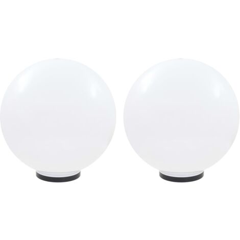 Lampes à LED sous forme de boule 2 pcs Sphérique 50 cm PMMA vidaXL