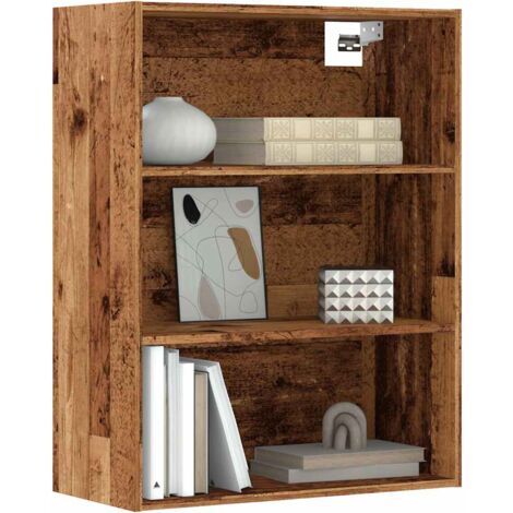 Armoire murale suspendue vieux bois 69,5x32,5x90 cm vidaXL