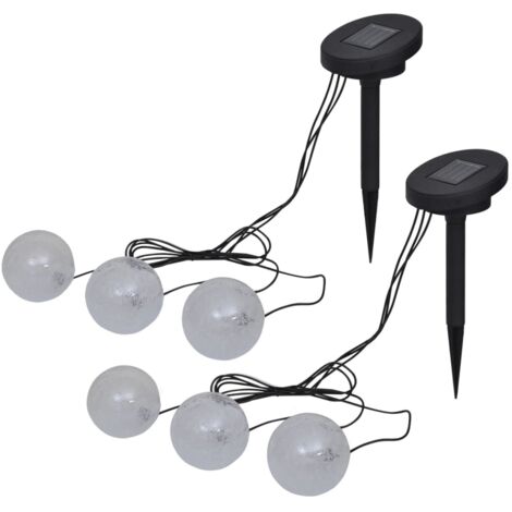 Lampes flottantes à LED 6 pcs pour étang et piscine vidaXL