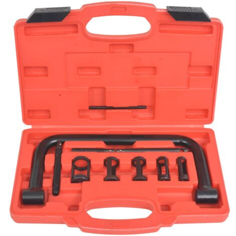 vidaXL Kit de 10 outils de compresseur de ressort à valve (1/7)