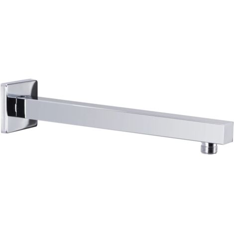 Bras de support de douche Carré Inox 201 Argenté 30 cm vidaXL (1/6)